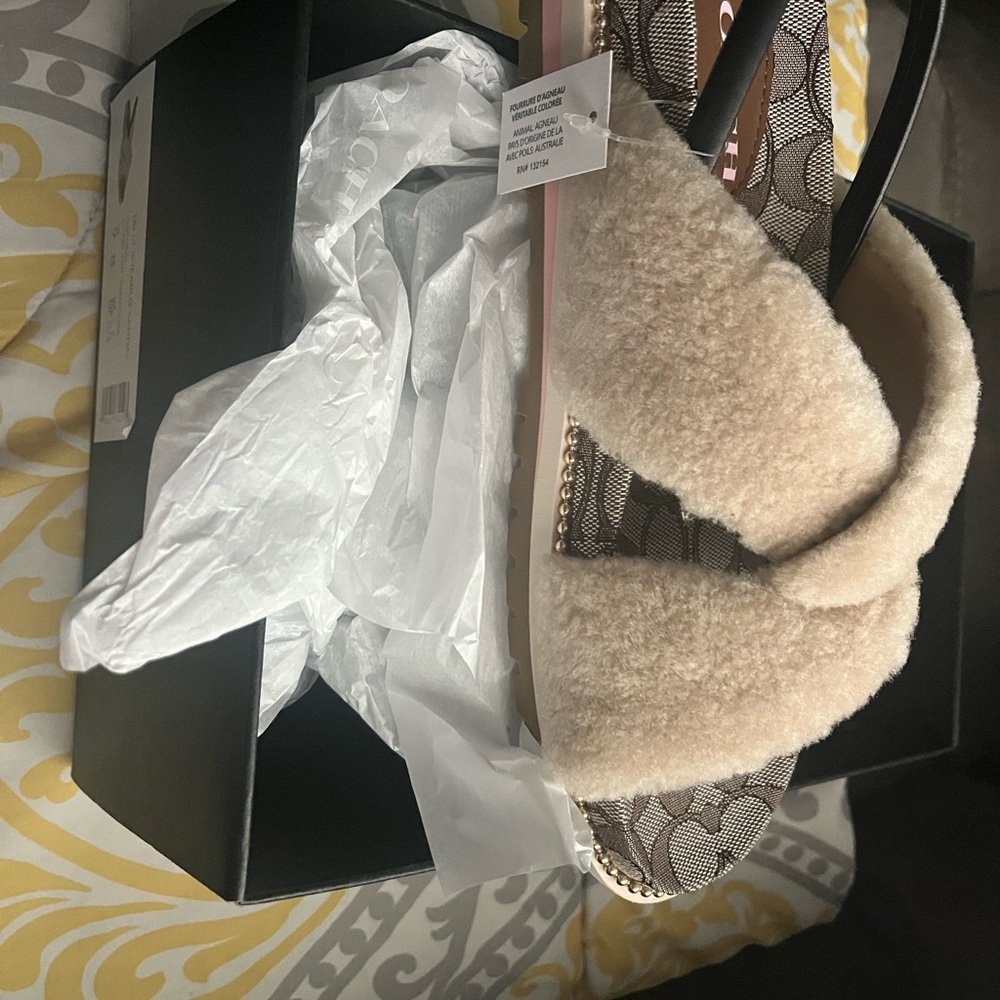 Coach Beige and Black Women's Shoes